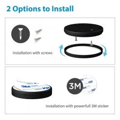 LED 3000K Black Under Cabinet Puck Lights with Hand Wave Sensor (3-Pack) by ESHINE -Cheap RUN BISON || RCA Store 3000k eshine puck lights elpb603dw 1f 1000