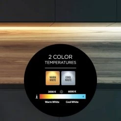 20 in. LED 3000K Black Under Cabinet Lighting, Dimmable Hand Wave Activated (3-Pack) by ESHINE -Cheap RUN BISON || RCA Store 3000k eshine under cabinet lights el5003dw 4f 1000