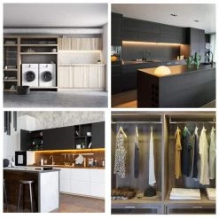 20 in. LED 3000K Black Under Cabinet Lighting, Dimmable Hand Wave Activated (3-Pack) by ESHINE -Cheap RUN BISON || RCA Store 3000k eshine under cabinet lights el5003dw fa 1000