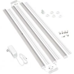 40 in. LED 6000K White Under Cabinet Lighting, Dimmable Hand Wave Activated (3-Pack) by ESHINE