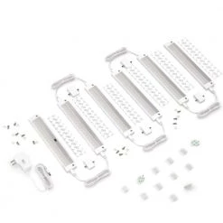 7 in. LED 6000K White Under Cabinet Lighting, Dimmable Hand Wave Activated (6-Pack) by ESHINE