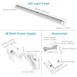 20 in. LED 6000K White Under Cabinet Lighting, Dimmable Hand Wave Activated (3-Pack) by ESHINE -Cheap RUN BISON || RCA Store 6000k eshine under cabinet lights elw5003dc 44 1000