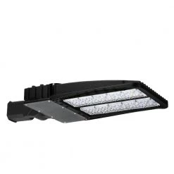 100-Watt Integrated LED Black Parking Lot Area Light 5000K by RCA