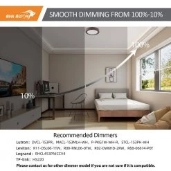 4-Pack 9 in. Round Color Bronze Selectable Integrated LED Flush Mount Downlight by RUN BISON -Cheap RUN BISON || RCA Store bronze run bison flush mount lights ljc bmtd g19cy18 5w 927 31 51 4pk 1f 1000