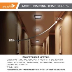 5.5 in. Bronze Square Color Selectable Integrated LED Flush Mount Downlight by RUN BISON -Cheap RUN BISON || RCA Store bronze run bison flush mount lights ljc bmtd g25 5cf10 5w 927 31 51 1f 1000