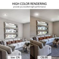 4-Pack 9 in. Brushed Nickel Selectable LED Integrated LED Flush Mount Square Downlight by RUN BISON 11 4-Pack 9 in. Brushed Nickel Selectable LED Integrated LED Flush Mount Square Downlight by RUN BISON -Cheap RUN BISON || RCA Store brush nickel run bison flush mount lights ljc bmtd g19cf18 5w 927 41 51 4pk 44 1000