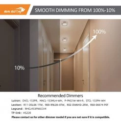 5.5 in. Round Color Selectable Integrated LED Flush Mount Downlight in Brushed Nickel by RUN BISON -Cheap RUN BISON || RCA Store brush nickel run bison flush mount lights ljc bmtd g25 5cy10 5w 927 41 51 1f 1000