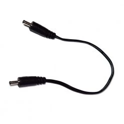 20 in. Black Male to Male Connector Cord for LED Under Cabinet Lighting with Wire Clips by ESHINE