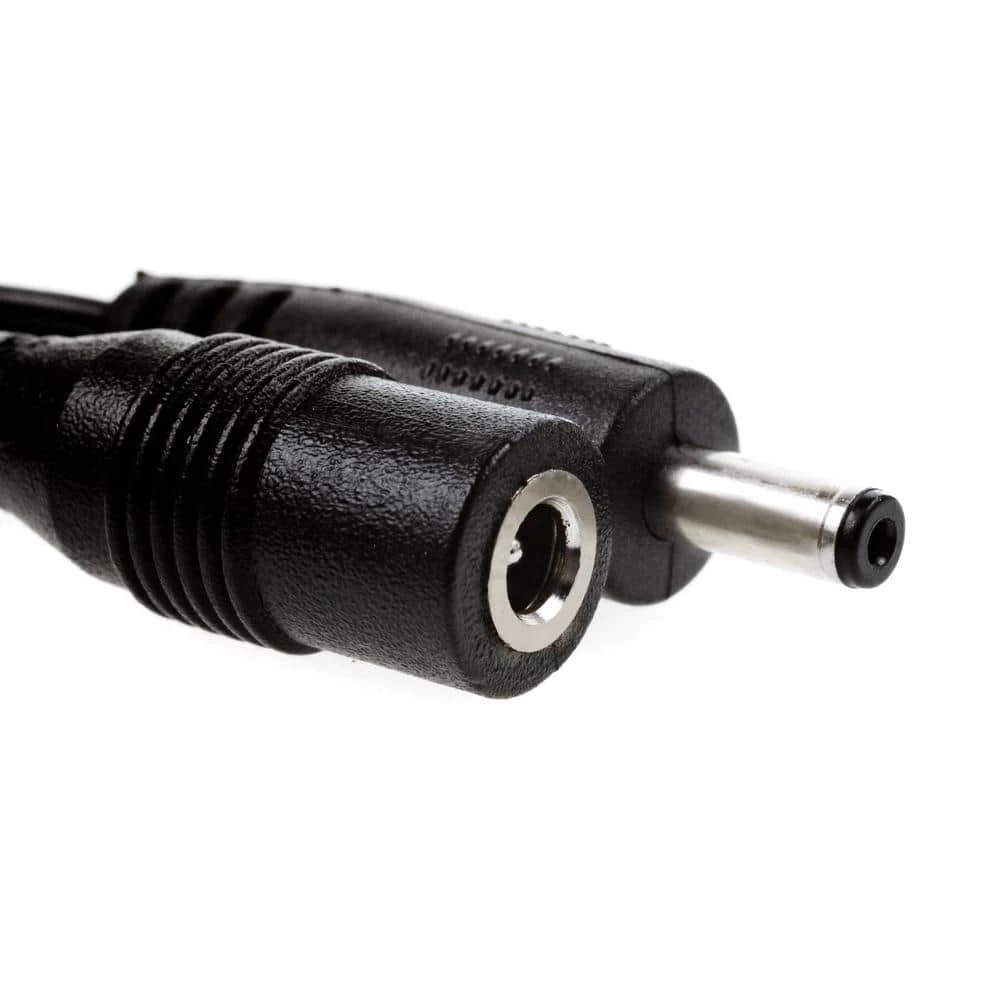 6.5 ft. Black Male to Female Connector Cord for LED Under Cabinet Lighting with Wire Clips by ESHINE 2 6.5 ft. Black Male to Female Connector Cord for LED Under Cabinet Lighting with Wire Clips by ESHINE - Image 2