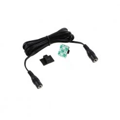 Black 3.3 ft. Connector Cord - Female to Female - for LED Under Cabinet Lighting with Wire Clips by ESHINE