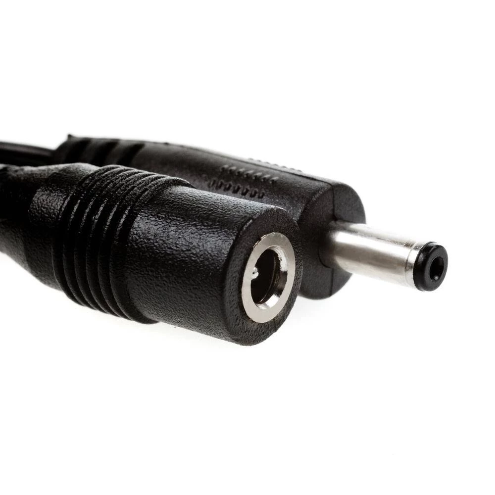 3.3 ft. Black Male to Female Connector Cord for LED Under Cabinet Lighting with Wire Clips by ESHINE 2 3.3 ft. Black Male to Female Connector Cord for LED Under Cabinet Lighting with Wire Clips by ESHINE - Image 2