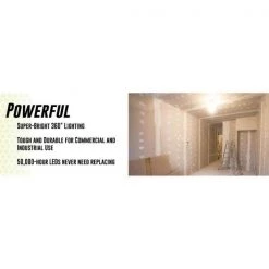 7,200 Lumens 3 ft. 60-Watt Integrated Weatherproof Linkable Jobsite Portable Tube LED Work Light by PowerSmith 15 7,200 Lumens 3 ft. 60-Watt Integrated Weatherproof Linkable Jobsite Portable Tube LED Work Light by PowerSmith -Cheap RUN BISON || RCA Store green powersmith high bay lights ptlh57 60 31 1000