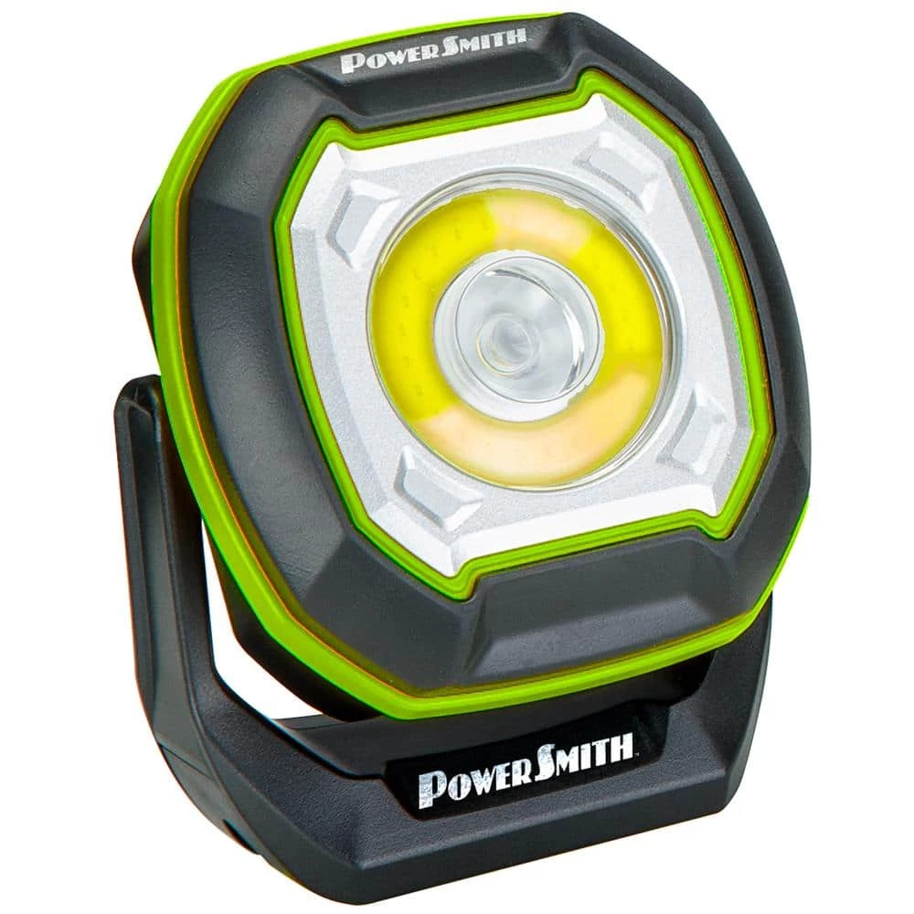 500/800 Lumen Rechargeable Hand-Held LED Spot/Flood Light by PowerSmith 1 500/800 Lumen Rechargeable Hand-Held LED Spot/Flood Light by PowerSmith