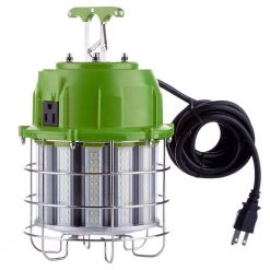 7,200 Lumens 60-Watt High Bay Temporary Job Site Hanging LED Work Light with 360° Light and 10' Power Cord by PowerSmith