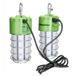 12,000 Lumens 100-Watt High Bay Temporary Job Site Hanging LED Work Light with 360-Degree Light and 10 ft. Power Cord by PowerSmith -Cheap RUN BISON || RCA Store powersmith jobsite lighting ptlh59 100 4f 1000