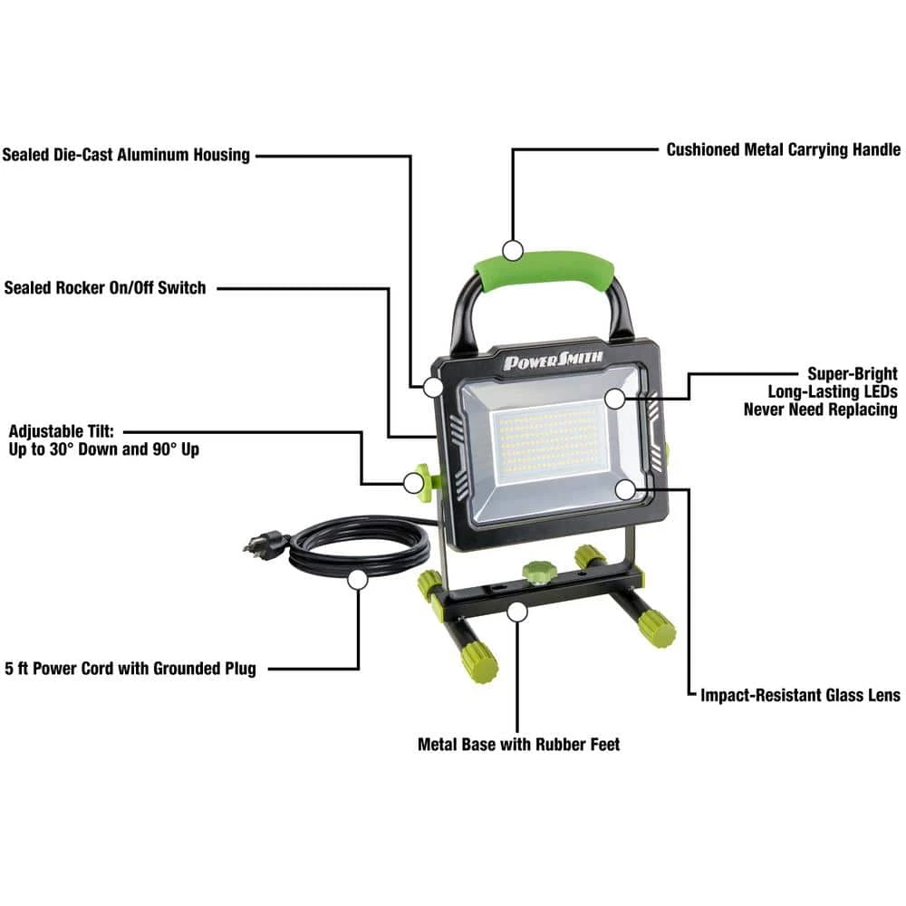 10,000 Lumens LED Work Light by PowerSmith 2 10,000 Lumens LED Work Light by PowerSmith - Image 2