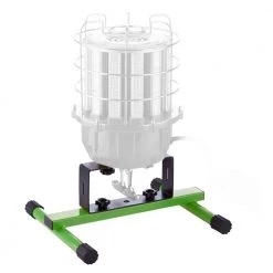 Portable Metal H-Stand for LED Temporary Hanging LED Work Lights with Non-Slip Rubber Feet by PowerSmith