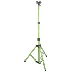 Durable Metal Telescoping Tripod for Work Lights with 28 to 65 in. Range, Quick-Release System and Rubber Feet by PowerSmith