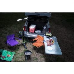 Voyager 6,000 Lumen Collapsible Weatherproof LED Work Light with Remote Control, Anchors, Strap and Four Modes by PowerSmith -Cheap RUN BISON || RCA Store powersmith standing work lights pvl6000a 31 1000