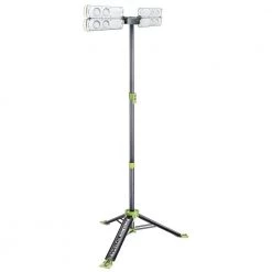 Voyager 6,000 Lumen Collapsible Weatherproof LED Work Light with Remote Control, Anchors, Strap and Four Modes by PowerSmith