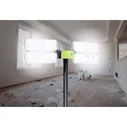 Voyager 8000 Lumen Collapsible LED Light with Bosch DC Adaptor by PowerSmith -Cheap RUN BISON || RCA Store powersmith standing work lights pvlr8000a bos 76 1000