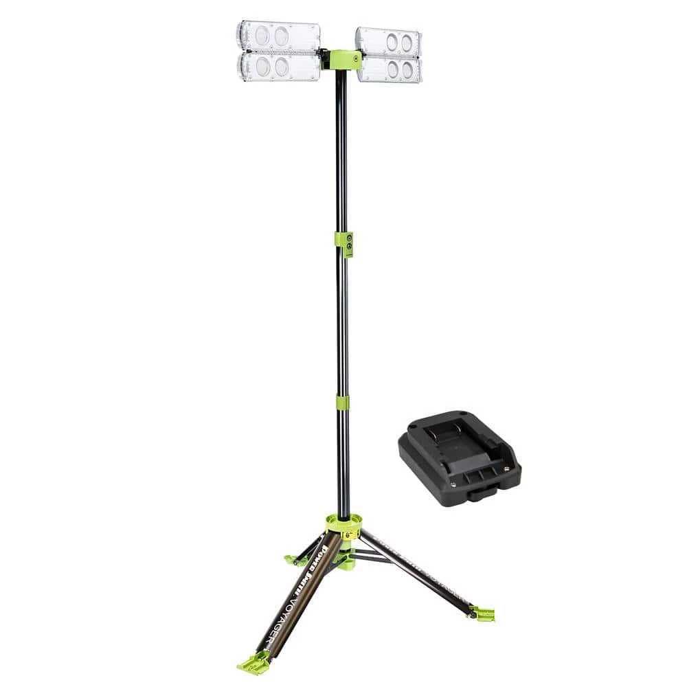 Voyager 8000 Lumens LED Light with DeWalt DC adaptor by PowerSmith 1 Voyager 8000 Lumens LED Light with DeWalt DC adaptor by PowerSmith