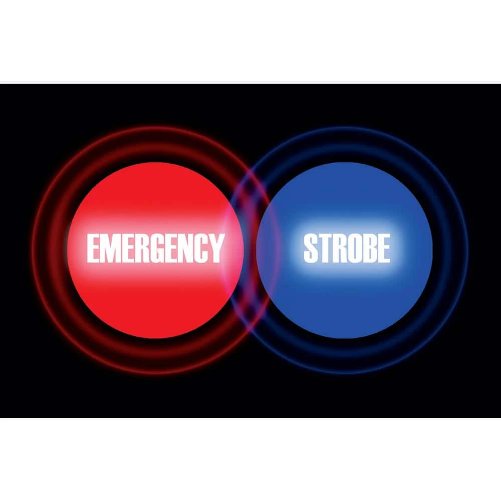 800 Lumen Weatherproof Rechargeable Lithium-Ion LED Work Light with Stand and High/Low/Emergency Light Modes by PowerSmith 5 800 Lumen Weatherproof Rechargeable Lithium-Ion LED Work Light with Stand and High/Low/Emergency Light Modes by PowerSmith - Image 5