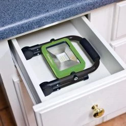 1200 Lumens Weatherproof Rechargeable Lithium-ion Foldable LED Work Light with Magnetic Stand and USB Charger by PowerSmith -Cheap RUN BISON || RCA Store powersmith standing work lights pwlr112fm 76 1000