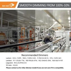 4-Pack 4 ft. White 150 Watt Equivalent Integrated LED Wraparound Light fixture, 3680/4600/5520lm, 3500K/4000K/5000K by RUN BISON -Cheap RUN BISON || RCA Store run bison wraparound lights ht g5wrap 4ft 8483 277 235d 4pk fa 1000