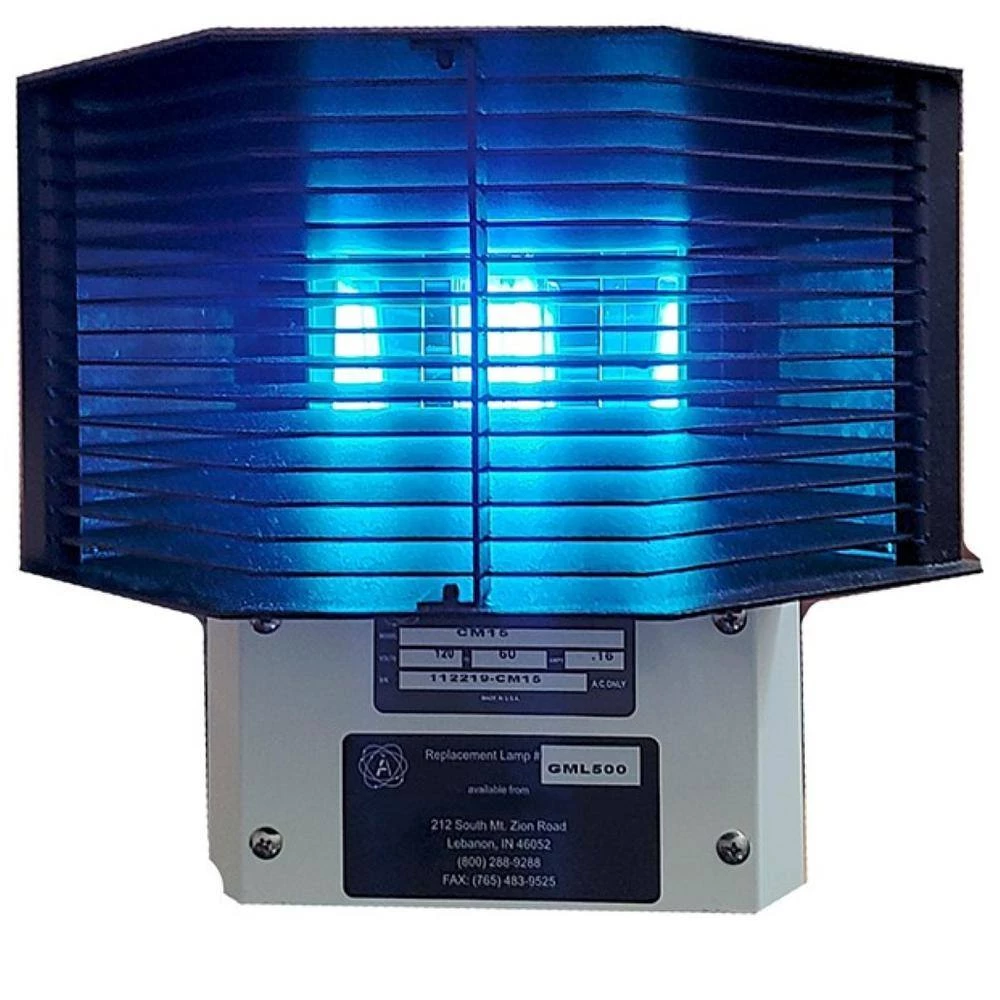 Upper Air UV-C Corner Germicidal Eradicator 15-Watt 1-Light Stainless Steel Integrated LED Flush Mount by RCA 2 Upper Air UV-C Corner Germicidal Eradicator 15-Watt 1-Light Stainless Steel Integrated LED Flush Mount by RCA - Image 2