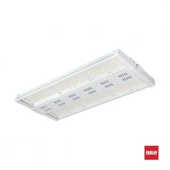 Simple Choice 3 ft. 240-Watt Integrated LED Dimmable White High Bay Light with Clear Lens, 4000K by RCA