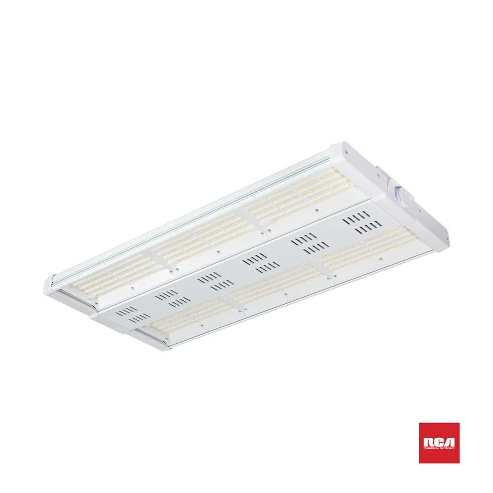 Simple Choice 2.3 ft. 240-Watt Integrated LED Dimmable White High Bay Light with Clear Lens, 5000K by RCA 1 Simple Choice 2.3 ft. 240-Watt Integrated LED Dimmable White High Bay Light with Clear Lens, 5000K by RCA