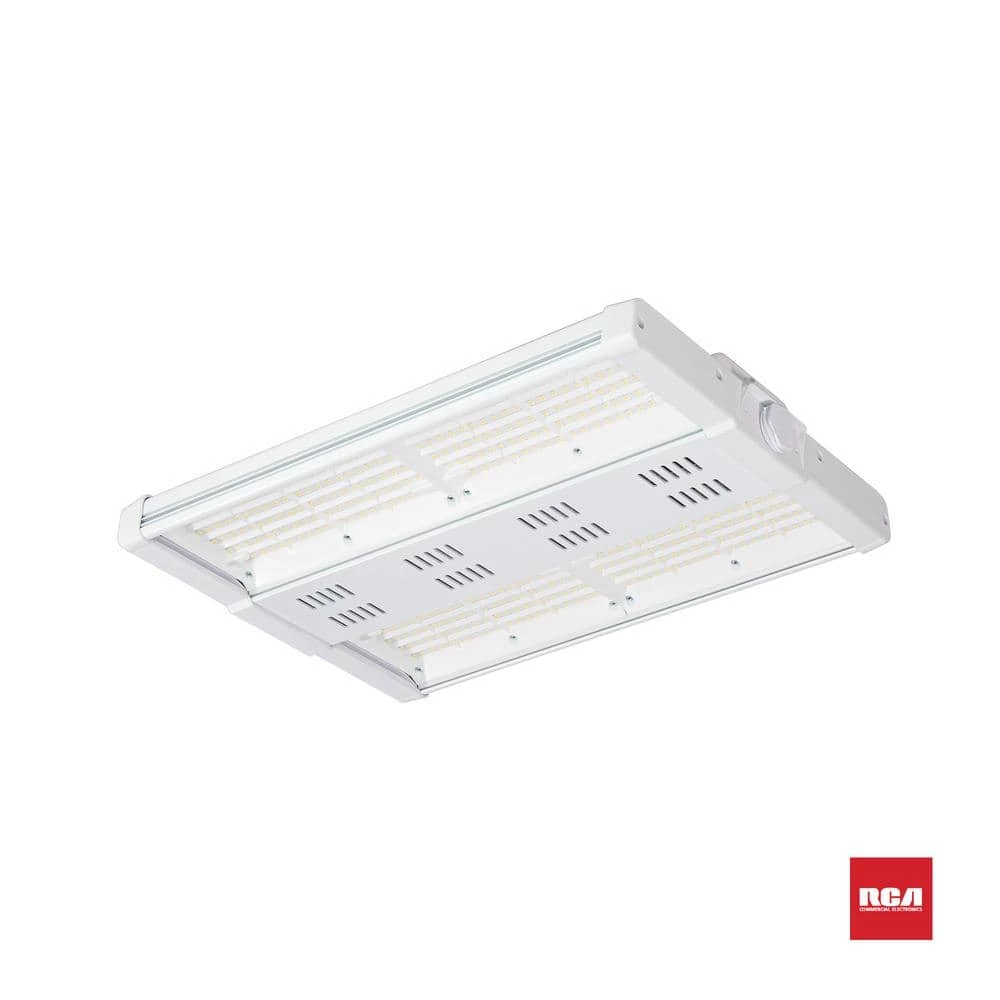 Simple Choice 2 ft. 80-Watt Integrated LED Dimmable White High Bay Light with Clear Lens, 4000K by RCA 1 Simple Choice 2 ft. 80-Watt Integrated LED Dimmable White High Bay Light with Clear Lens, 4000K by RCA