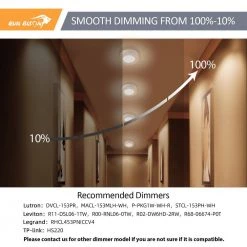 2-Pack 5.5 in. Round Color White Selectable Integrated LED Flush Mount Downlight by RUN BISON -Cheap RUN BISON || RCA Store white run bison flush mount lights ljc bmtd g25 5cy10 5w 927 11 51 2pk 1f 1000