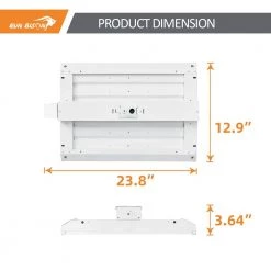 2ft. 600W Equivalent Integrated LED Dimmable Linear High Bay Light with Motion Sensor 20,925 Lumens 5000K by RUN BISON -Cheap RUN BISON || RCA Store white run bison high bay lights ht g2lhb 2ft3l f8155 277 250d 44 1000