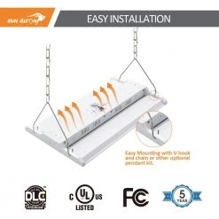 2 ft.600W Equivalent Integrated LED Dimmable Linear High Bay Light,120-277V20,925 Lumens 5000K Daylight by RUN BISON -Cheap RUN BISON || RCA Store white run bison high bay lights ht g3lhb 2ft2l f8155 277 250d 44 1000