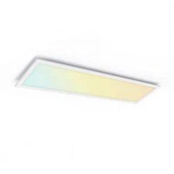1 ft. x 4 ft. Dimmable White CCT and Wattage Selectable Integrated LED Back-Lit Flat Panel Light by RUN BISON