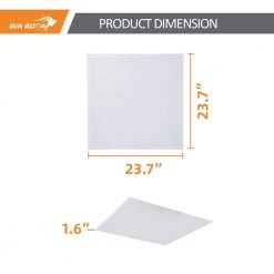 2 ft. x 2 ft. Dimmable White CCT and Wattage Selectable Integrated LED Back-Lit Panel Light (4-Pack) by RUN BISON -Cheap RUN BISON || RCA Store white run bison led panel lights ht us sdpls 22 277 8403 1351 1f 1000 1