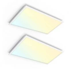 2-PACK 4 ft. x 2 ft. Dimmable White CCT And Wattage Selectable Integrated LED Back-Lit Panel Light,3300-4400-5500Lumens by RUN BISON